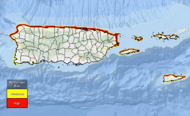 Algunos aguaceros podrían afectar la isla este viernes