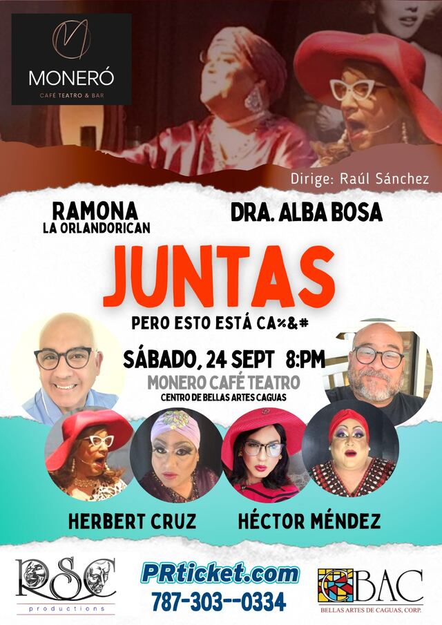Herbert Cruz y Héctor Méndez presentan su ‘stand-up comedy’ Juntas, pero esta Cab#%@