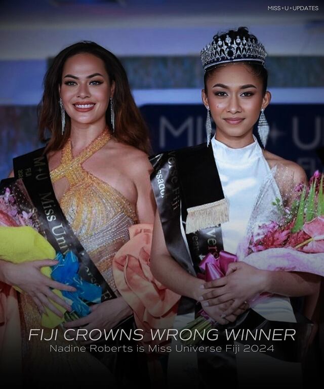 Fiji regresa a Miss Universo con gran escándalo: Coronan a la primera finalista por error