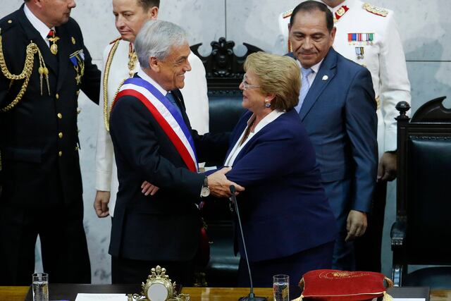 Sebastián Piñera asume la presidencia de Chile