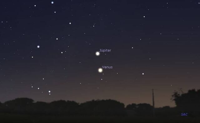 Venus y Jupiter se cruzarán en el cielo esta semana