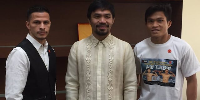 De cara a cara McJoe con su oponente en Filipinas