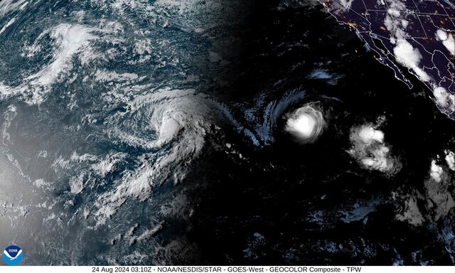 La tormenta tropical Hone se acerca a Hawai y amenaza con inundaciones e incendios