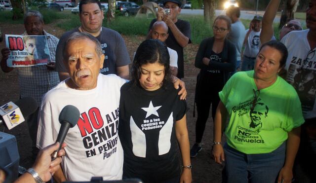 Lo que toca Oscar López… cenizas