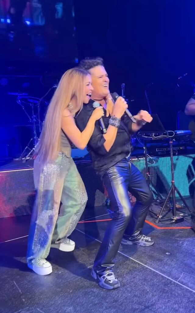 Shakira sorprende a Carlos Vives con “La Bicicleta” pero sin mencionar a Piqué