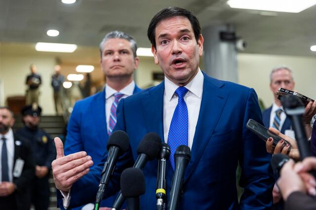 Marco Rubio ante el escenario de guerra en Irán