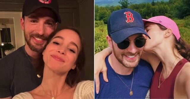 Chris Evans fue visto con su esposa por primera vez después de su boda