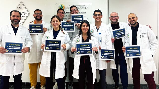 Internos del Hospital Oncológico logran 100% de “match” en especialidades médicas
