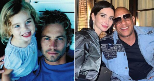 Así es la relación entre Vin Diesel y la hija de Paul Walker