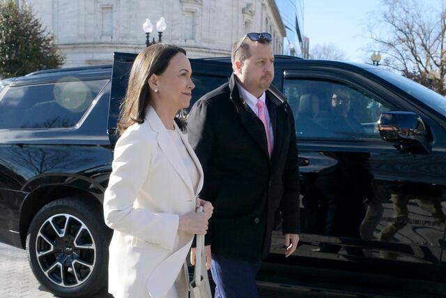 Concluye la reunión entre Trump y María Corina Machado en la Casa Blanca