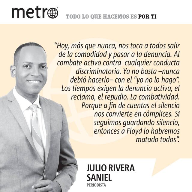 Opinión de Julio Rivera Saniel: El silencio nos hace cómplices