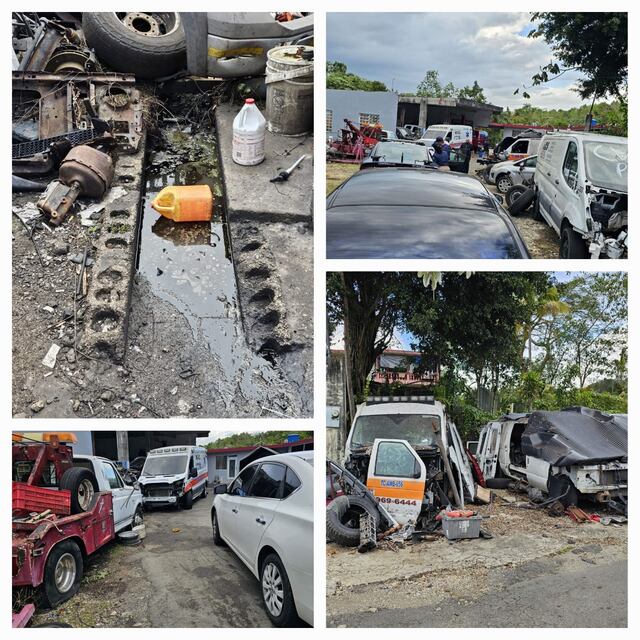 Autoridades reparten multas y cierran talleres de mecánica