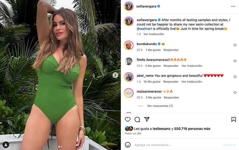 Instagram: @sofiavergara