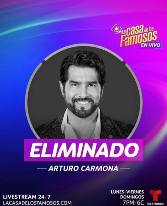 Arturo Carmona es eliminado de “La casa de los famosos 3″