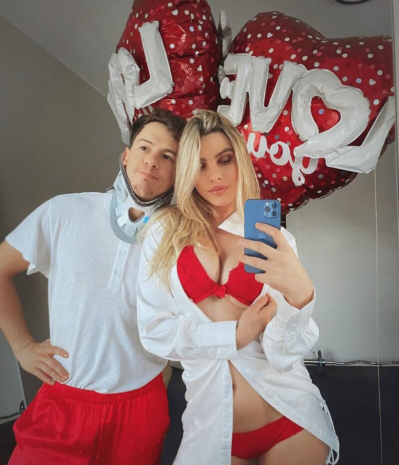 Lele Pons y su novio Guaynaa. 

Foto: IG @lelepons