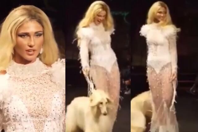 Miss Perú confronta problemas en el New York Fashion Week tras modelar con un perro