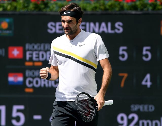 Indian Wells ya cuenta con su primer finalista: Roger Federer