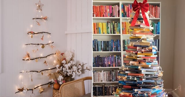 Transforma tu casa con un árbol de Navidad no convencional
