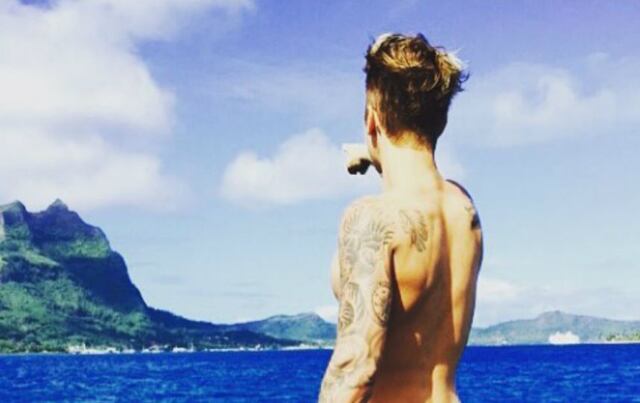 No deja nada a la imaginación: Justin Bieber "rompe" Internet con esta foto