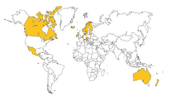 Estos son los países más felices del mundo