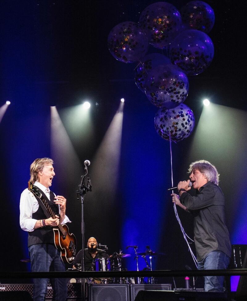 Bon Jovi y Paul McCartney. / Foto: Instagram.