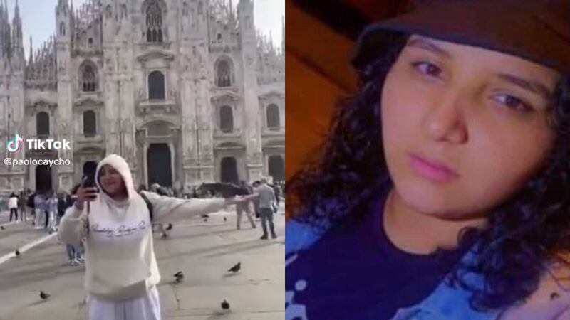 Desde Italia, la estafadora confesa continúa promocionando shows y ni se acerca a una estación de policía. / Foto: Tiktok / Instagram