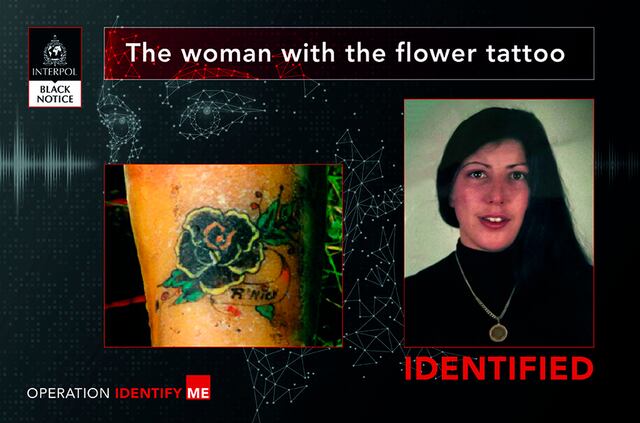 Tatuaje de una flor ayuda a identificar mujer asesinada hace 31 años