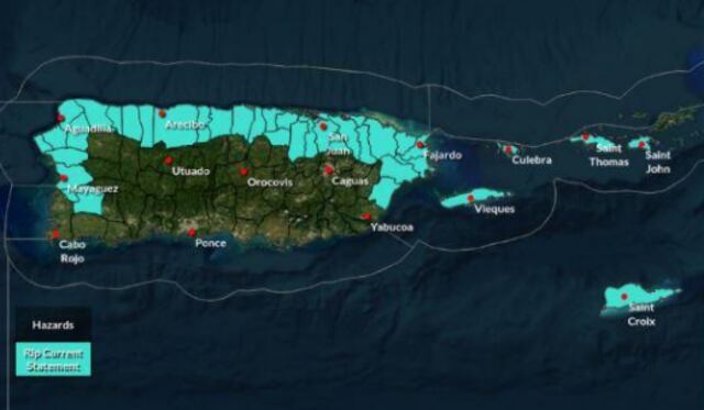 Sigue riesgo alto de corrientes marinas en la isla