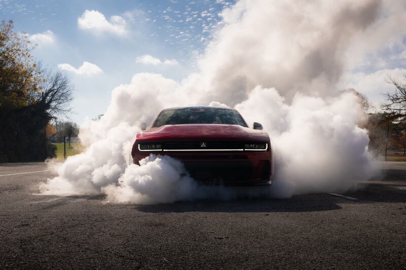 SIXPACK-powered Dodge Charger Scat Pack models include standard Line Lock, enabling tire-smoking burnouts with the push of a button and punch of the throttle.