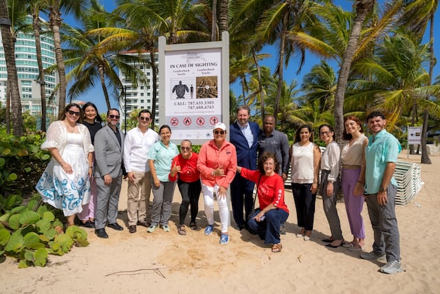 Instalan letreros en playas de Condado y Ocean Park para proteger a los tinglares