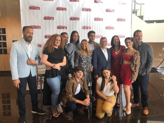 A escena el musical In the Heights con un toque boricua