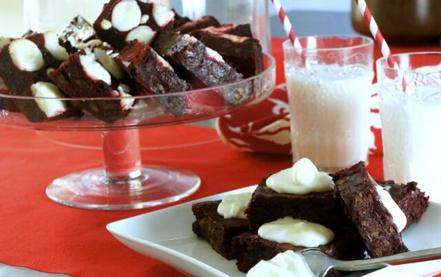 Receta para preparar Red Velvet Brownies