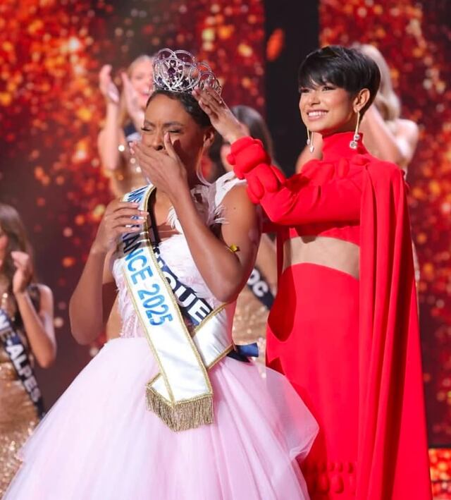 Mujer de 34 años y de cabello corto se corona Miss Francia 2025