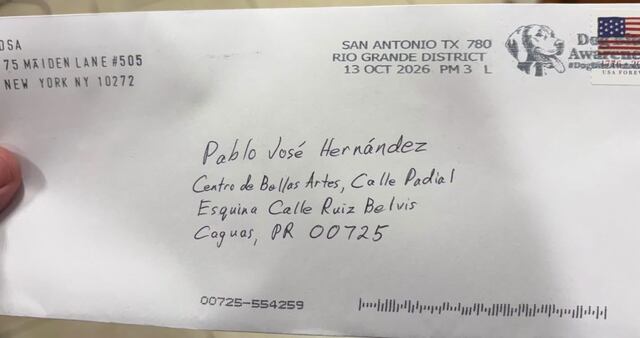 Carta sospechosa llega a oficina del comisionado residente en Caguas