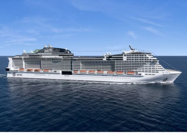 Crucero MSC Grandiosa hace viaje inaugural a San Juan; con un impacto económico estimado de $438 mil
