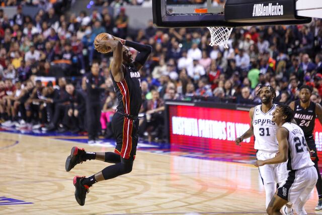 Heat vence 111-101 a Spurs en el retorno de la NBA a México