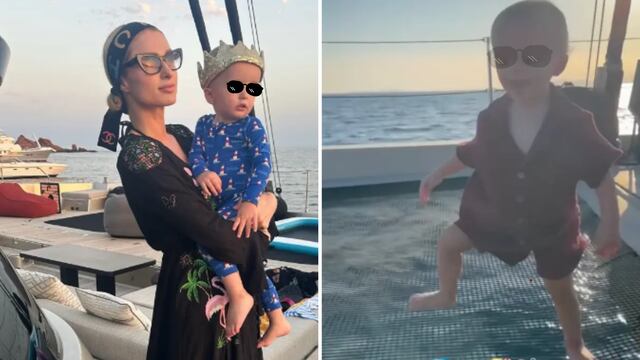 Critican a Paris Hilton por tener a su hijo en un barco sin chaleco salvavidas: Así respondió la modelo
