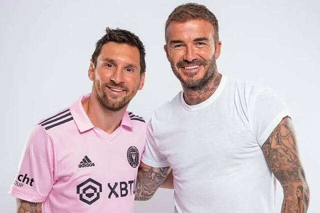 Lionel Messi y David Beckham: tremendo dúo que encuentra su química