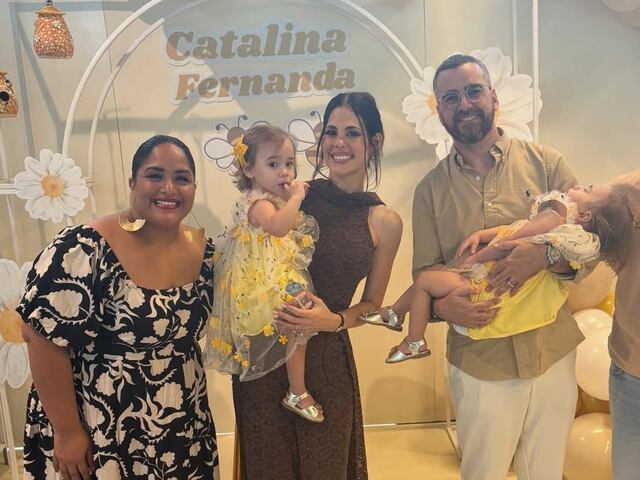 Gil López celebra el segundo cumpleaños de Catalina y Fernanda
