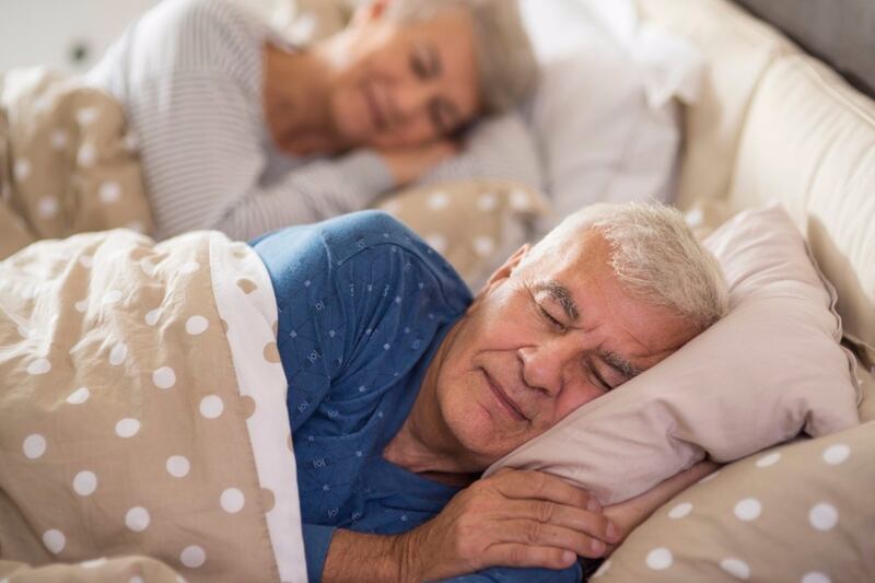 Calm dreaming in the bedroom
