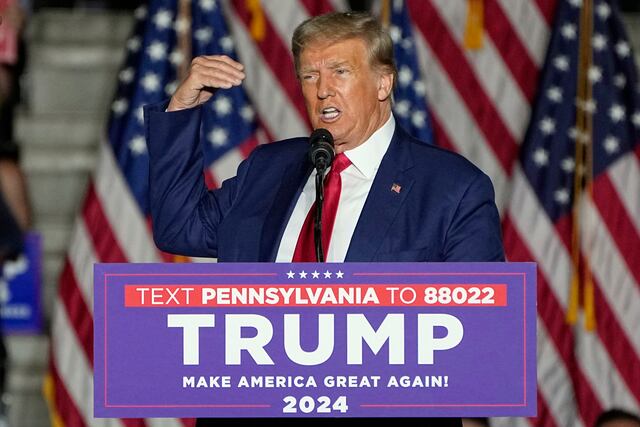 Trump plantea sus objetivos de ganar la presidencia en el 2024