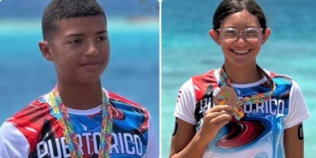 Jóvenes boricuas logran medallas en competencias de natación en Aruba