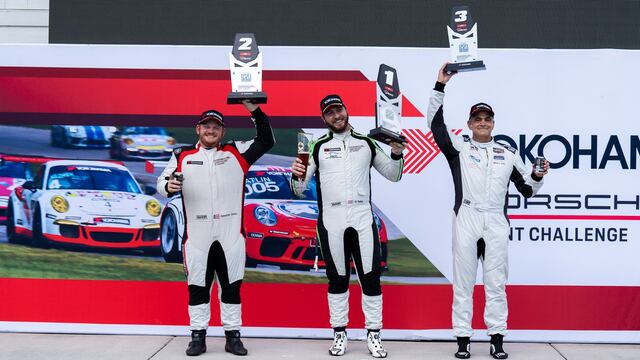 Boricua Sebastián Carazo llega segundo en la categoría 911 GT3 Cup (992) del Porsche Sprint Challenge North America