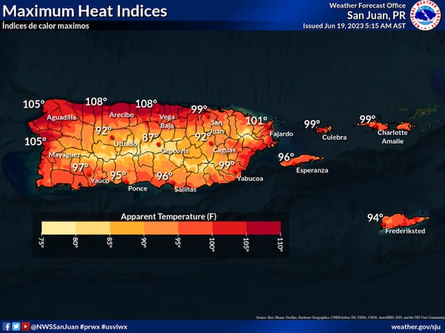 SNM emite otra advertencia de calor excesivo