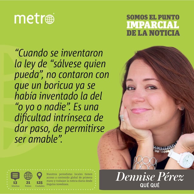 Hay gente en las papas después de María