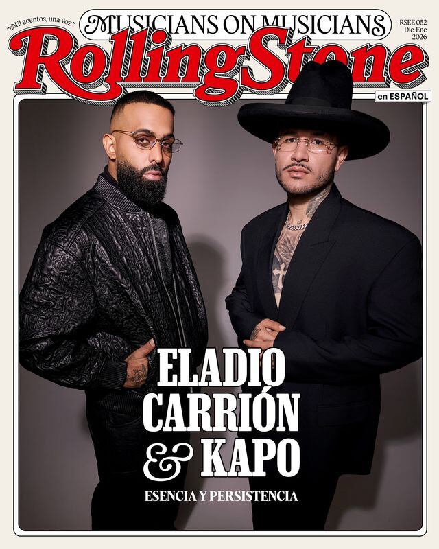 Eladio Carrión aparece en la portada de “Musicians on Musicians” de Rolling Stone