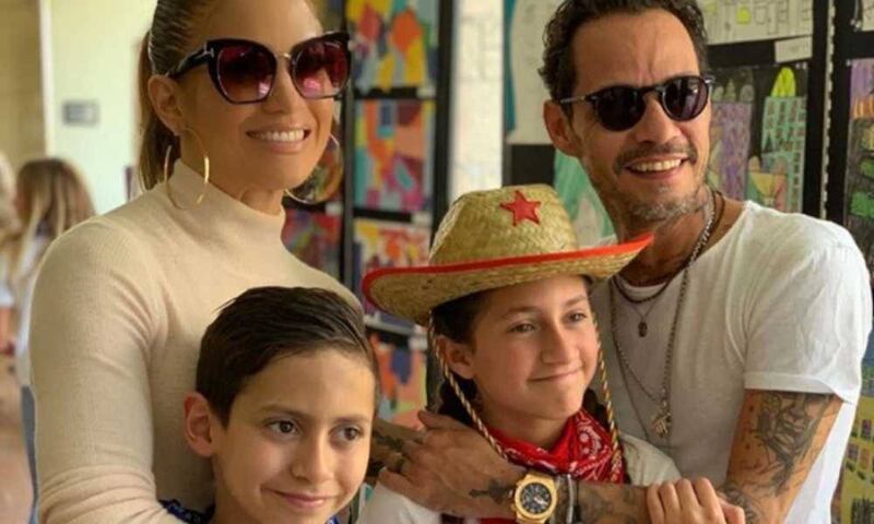 Jennifer Lopez y Marc Anthony son padres de los mellizos Max y Emme