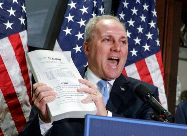 Republicanos eligen a Steve Scalise como candidato a la presidencia de la Cámara