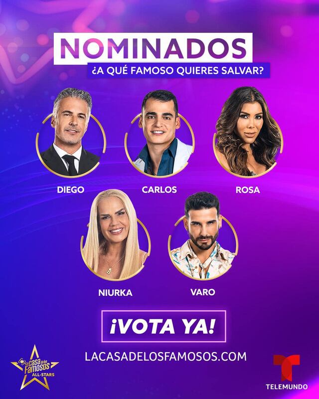 “La Casa de los Famosos: All Stars”: Tercera nominación desfavorece a los habitantes de Fuego