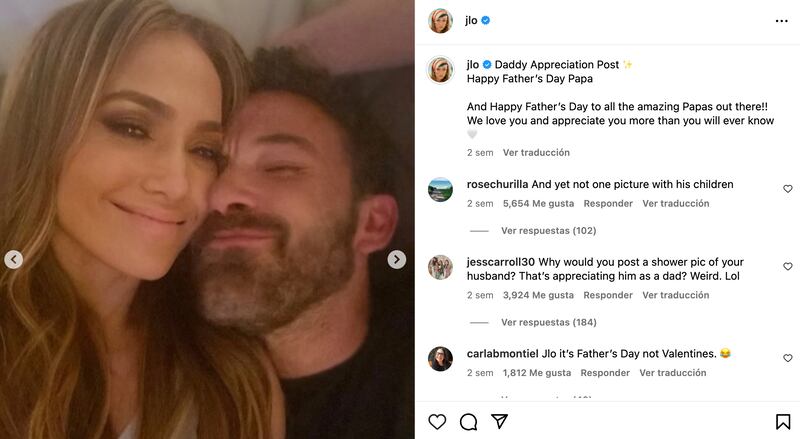 Instagram: @jlo